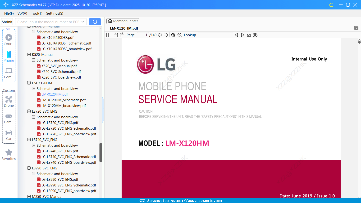 LG LM-X120HM